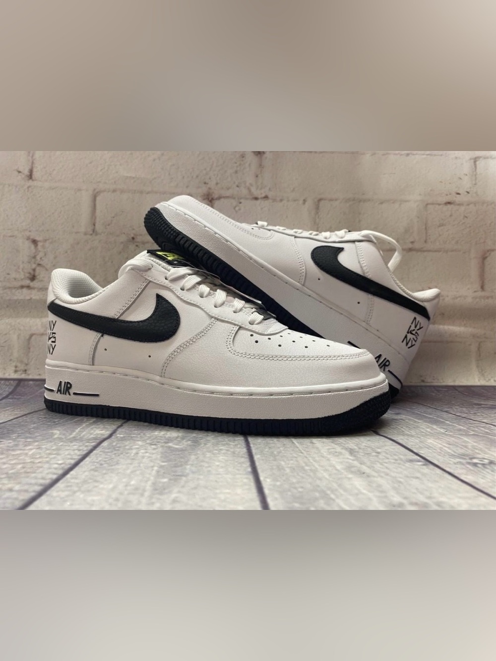 Nike Air Force 1 Low NY vs NYMen’s Size 11 White Black Rare Basketball Edition